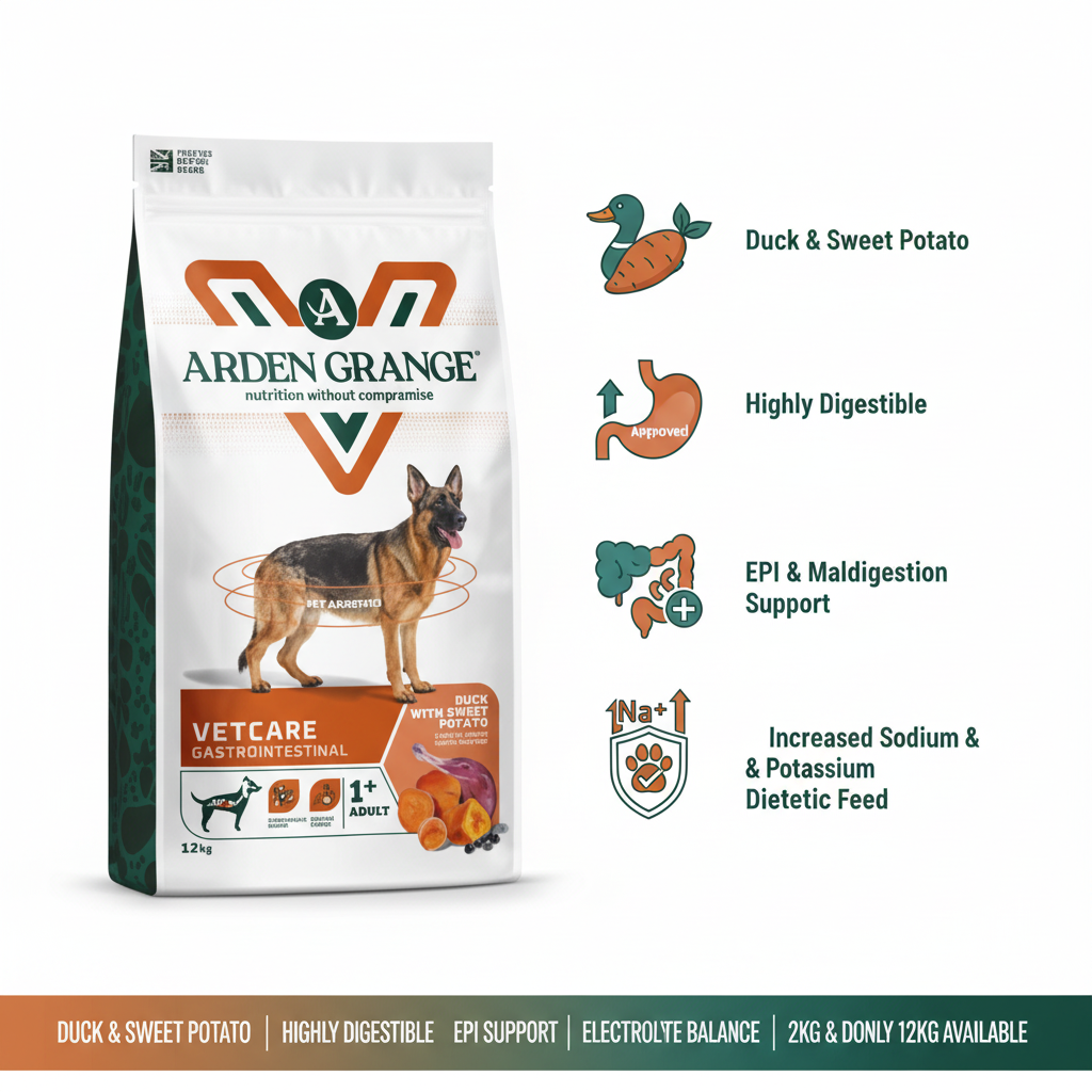 Arden Grange VetCare Gastrointestinal Infographic