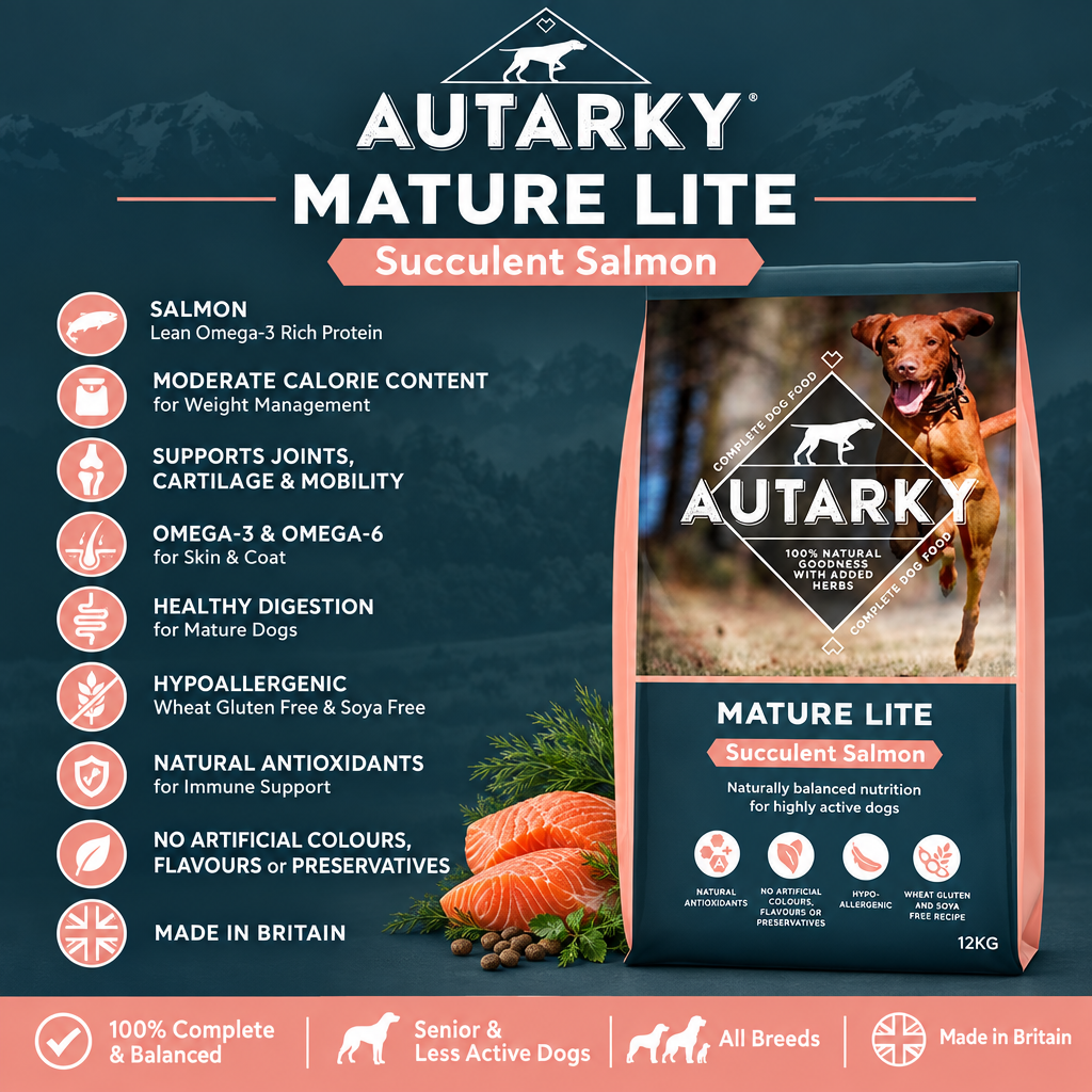 Autarky Mature Lite Succulent Salmon Infographic