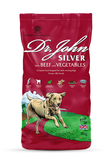 Dr John Silver with beef and vegetables 15kg