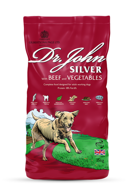 Dr John Silver with beef and vegetables 15kg