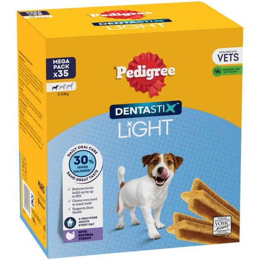 PEDIGREE DENTASTIX Light Daily Dental Chews Small Dog Treats