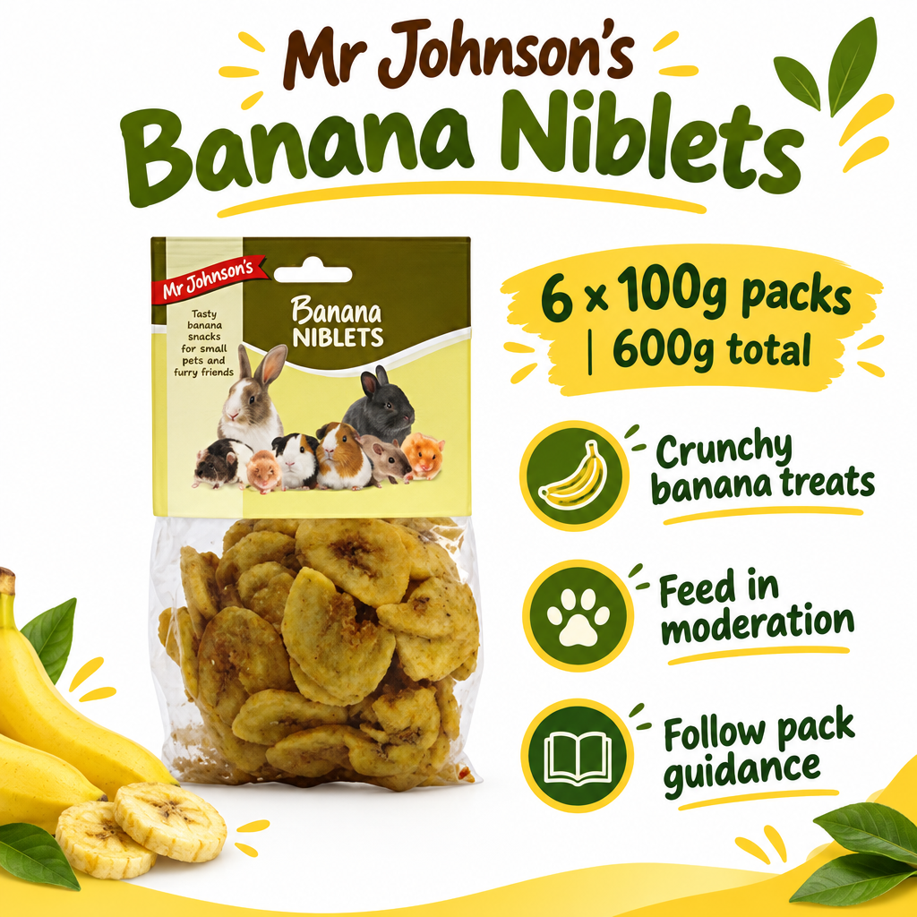 Banana Niblets six-pack infographic