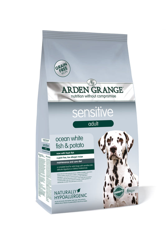 Arden Grange Sensitive Adult Whitefish & Potato Dog Food