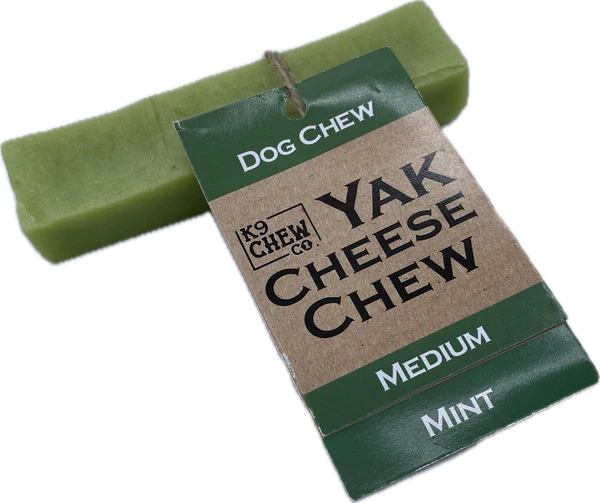 K9 Chew Co. Yak Cheese Chew MINT Medium - Case of 5