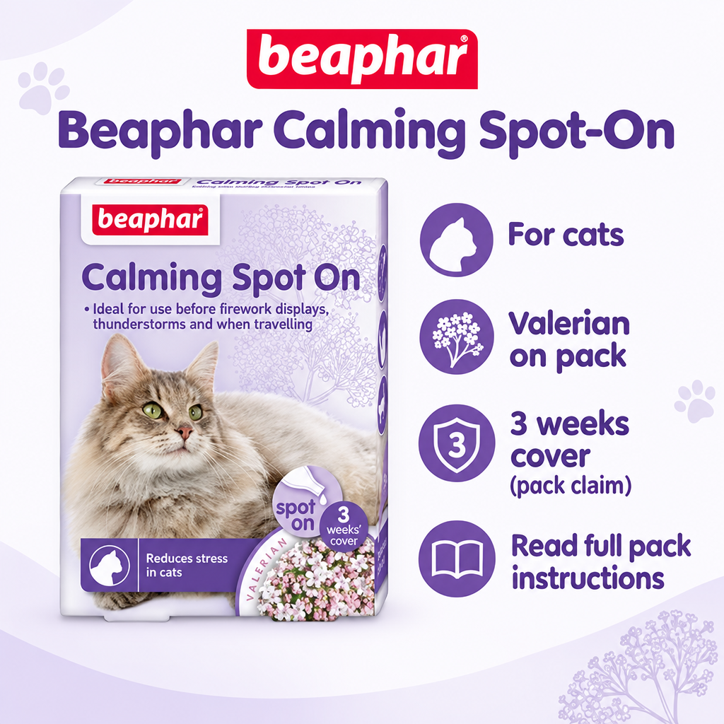 Beaphar Calming Spot-On infographic preview