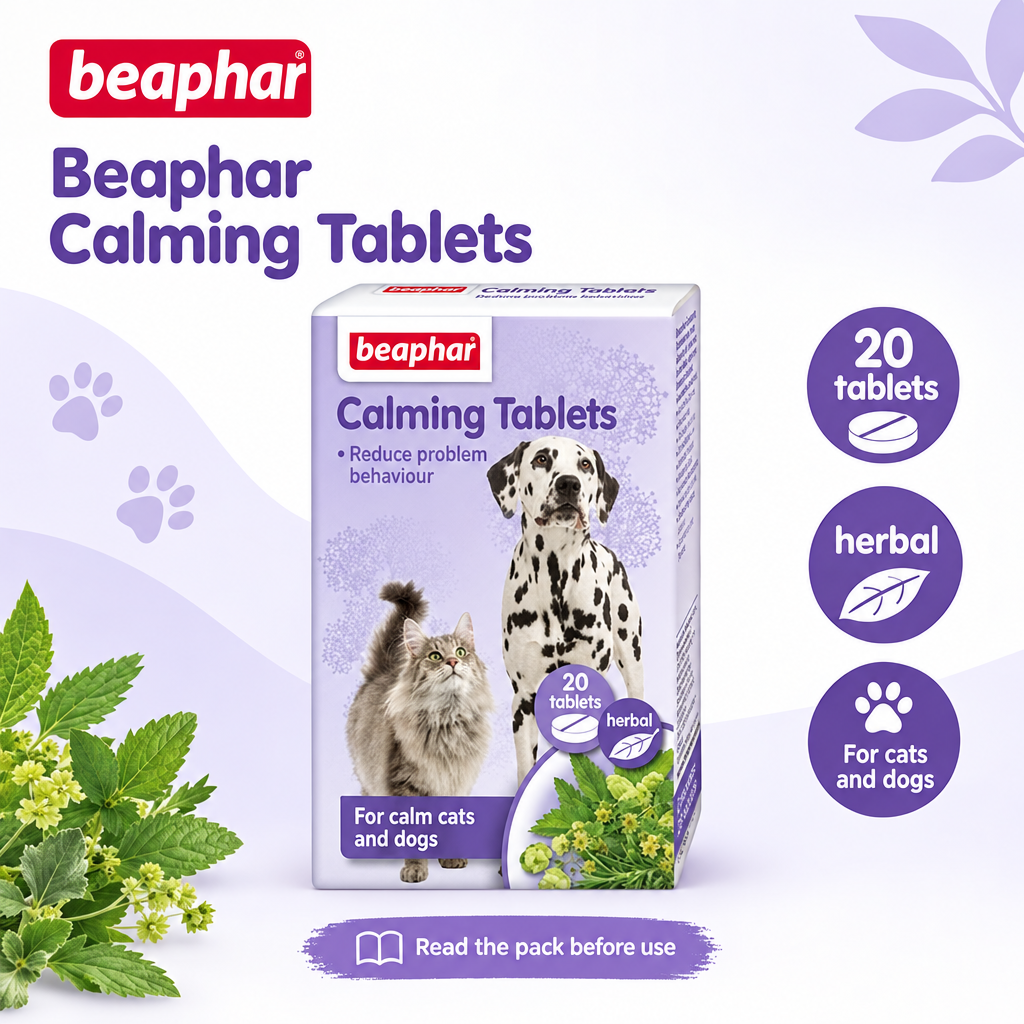 Beaphar Calming Tablets infographic preview