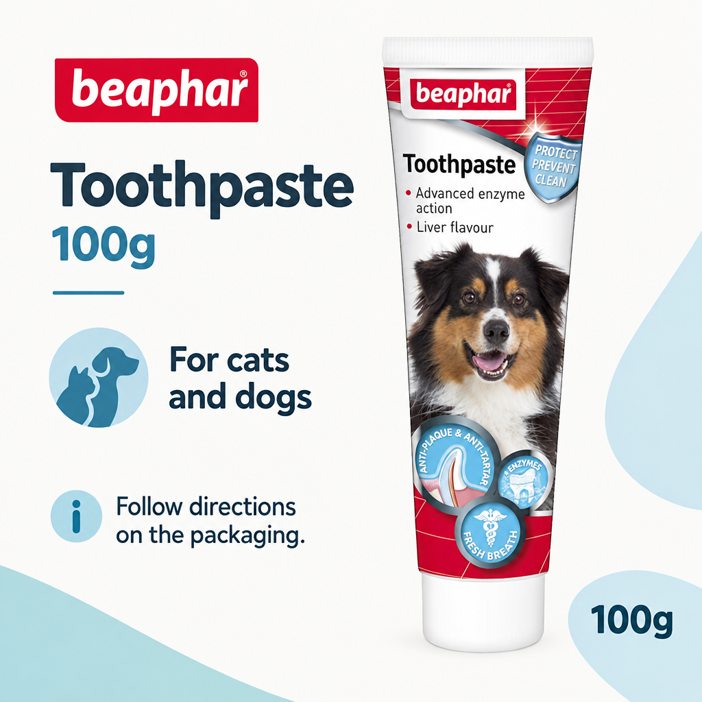 Beaphar Toothpaste 100g infographic