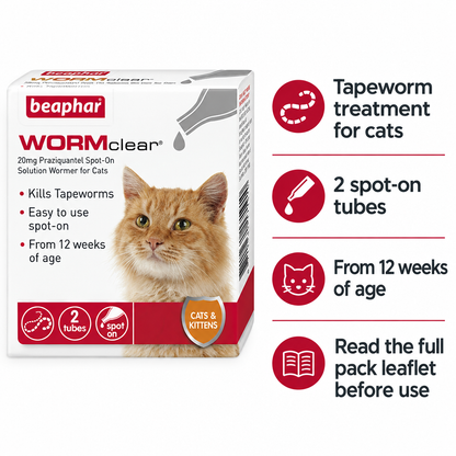 Beaphar WORMclear infographic preview