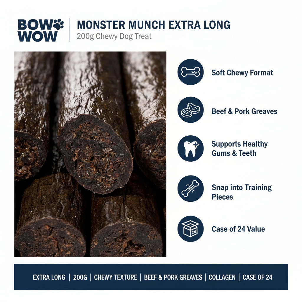 Bow Wow Monster Munch Infographic