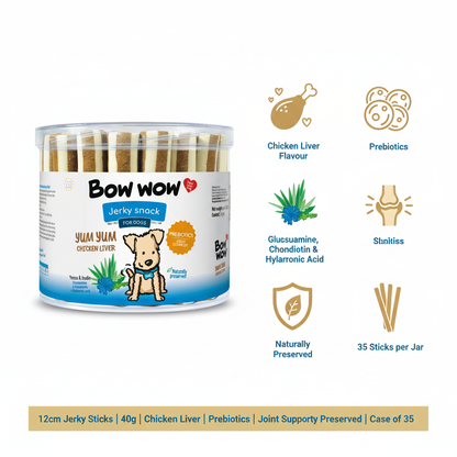 Bow Wow Yum Yums Chicken Liver Infographic