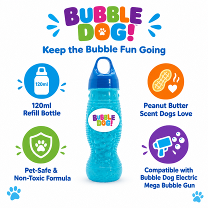 Bubble Dog Peanut Butter Refill infographic