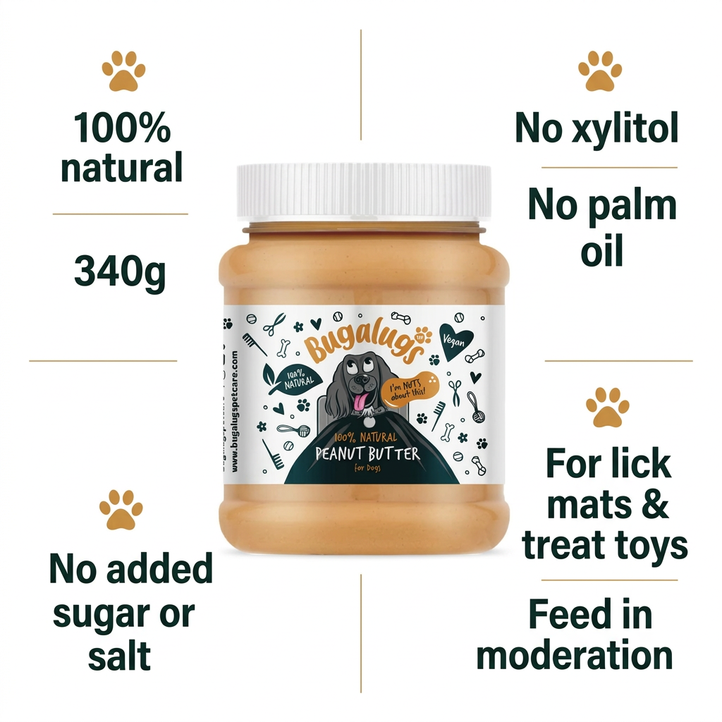 Bugalugs peanut butter infographic