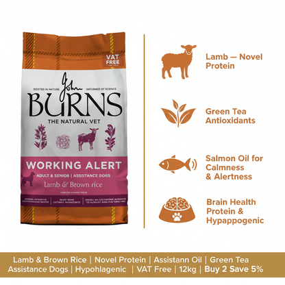 Burns Alert Lamb Infographic
