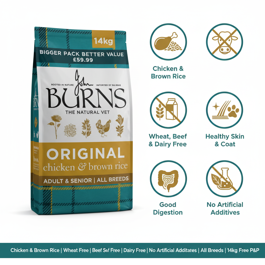 Burns Original Chicken & Brown Rice Infographic
