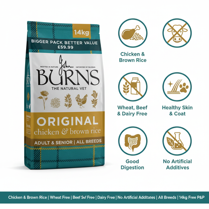 Burns Original Chicken & Brown Rice Infographic