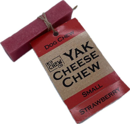 K9 Chew Co. Yak Chew STRAWBERRY Small - Case of 5 (Copy)