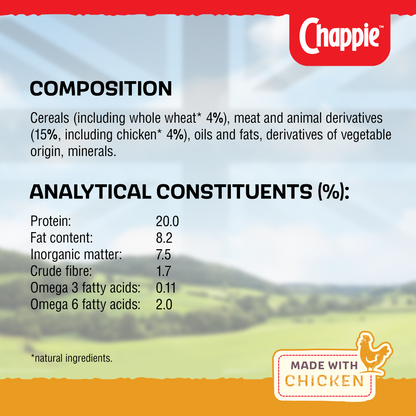 Chappie Complete Chicken & Wholegrain Cereal 15kg