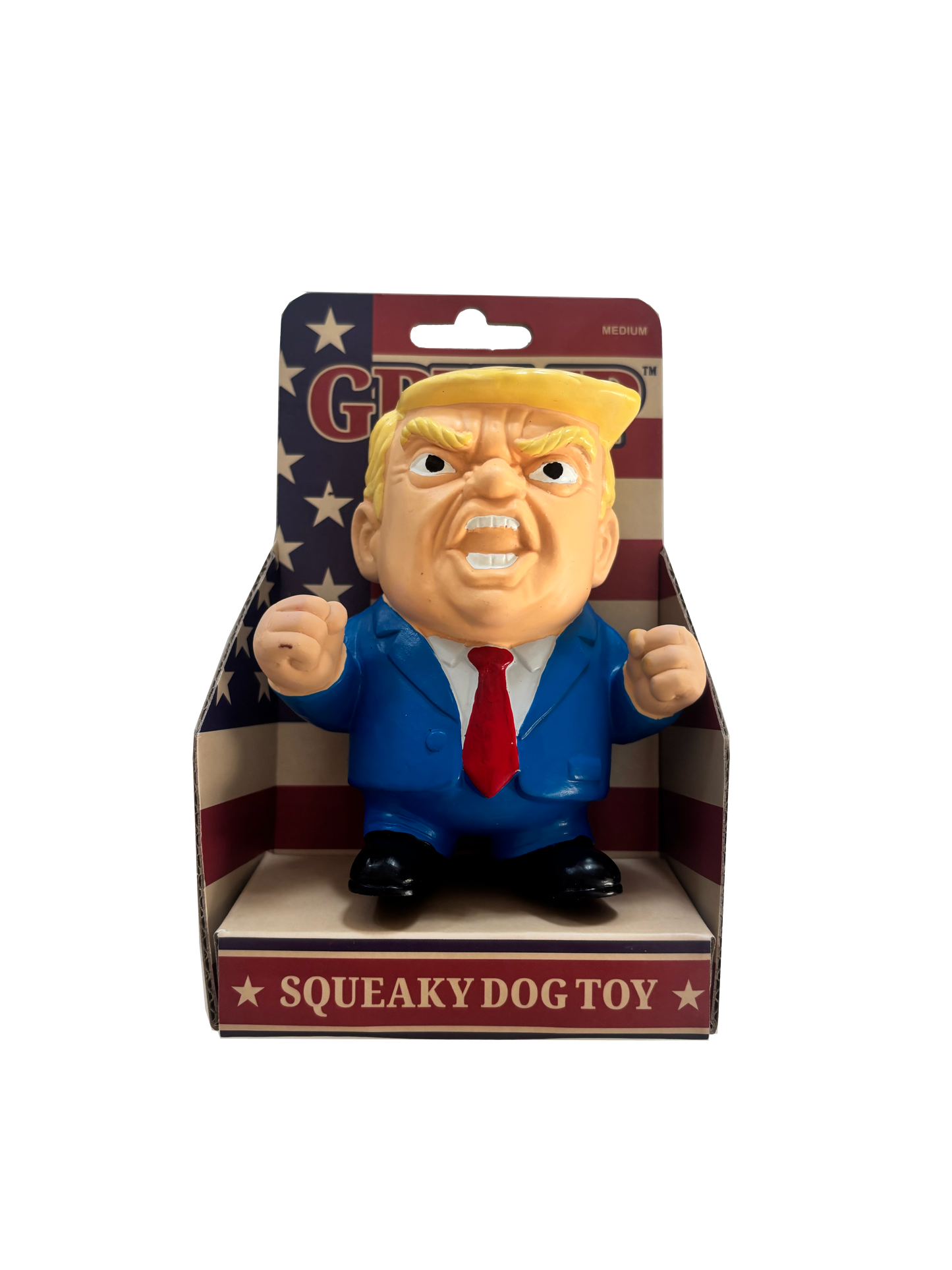 Grump Latex Squeaky Dog Toy