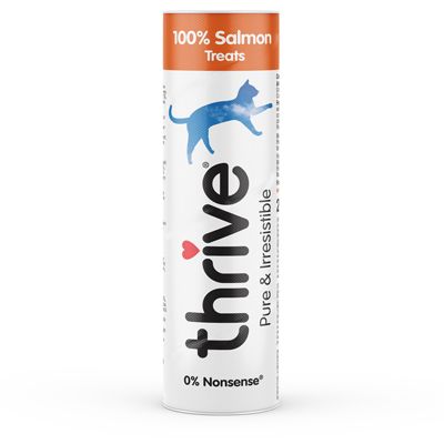 Thrive Freeze-Dried Cat Treats - 100% Salmon Tubes 20g