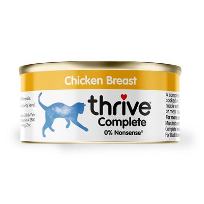 Thrive Cat Can - 100% Complete Chicken 75g x 12