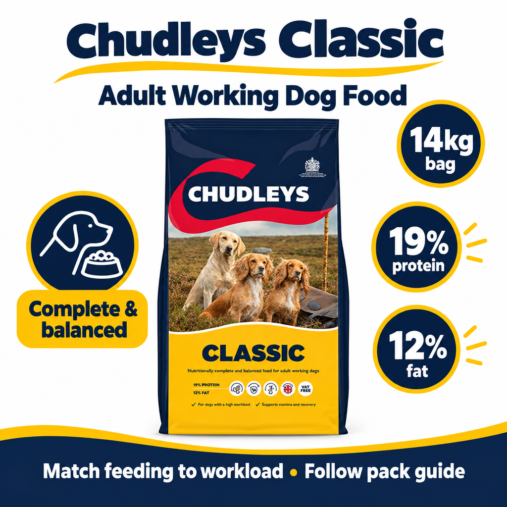 Chudleys Classic 14kg infographic