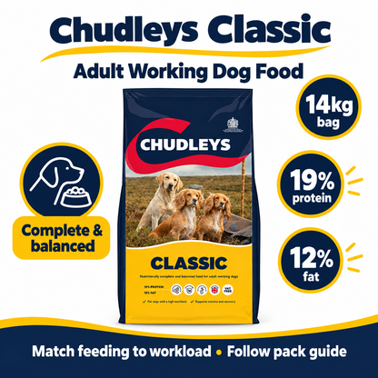 Chudleys Classic 14kg infographic