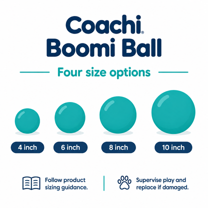 Coachi Boomi Ball size guide
