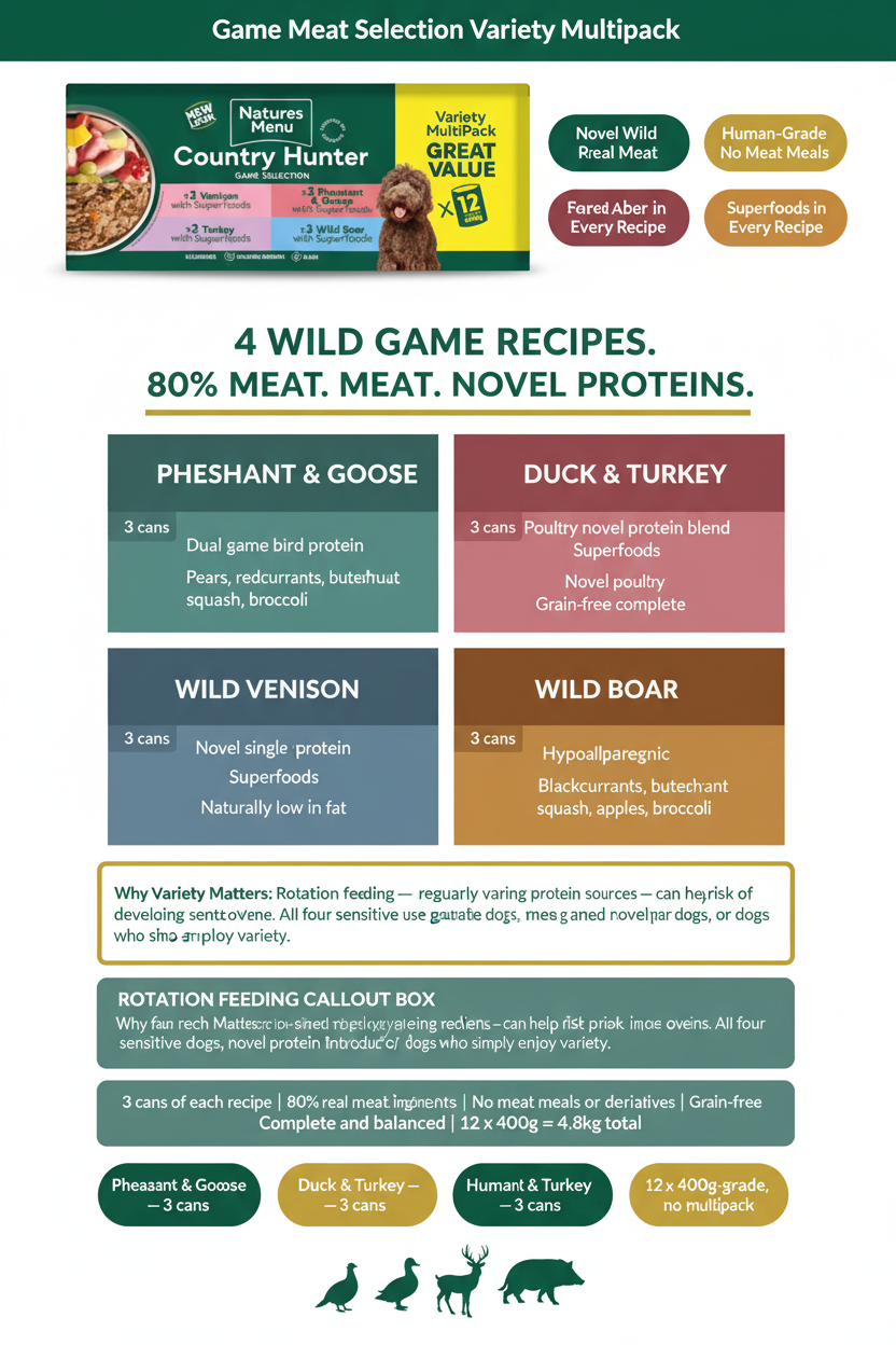 Country Hunter Game Multipack Infographic