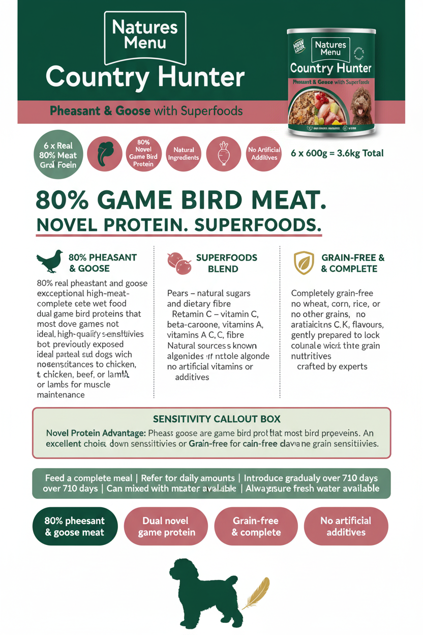 Country Hunter Pheasant & Goose Infographic