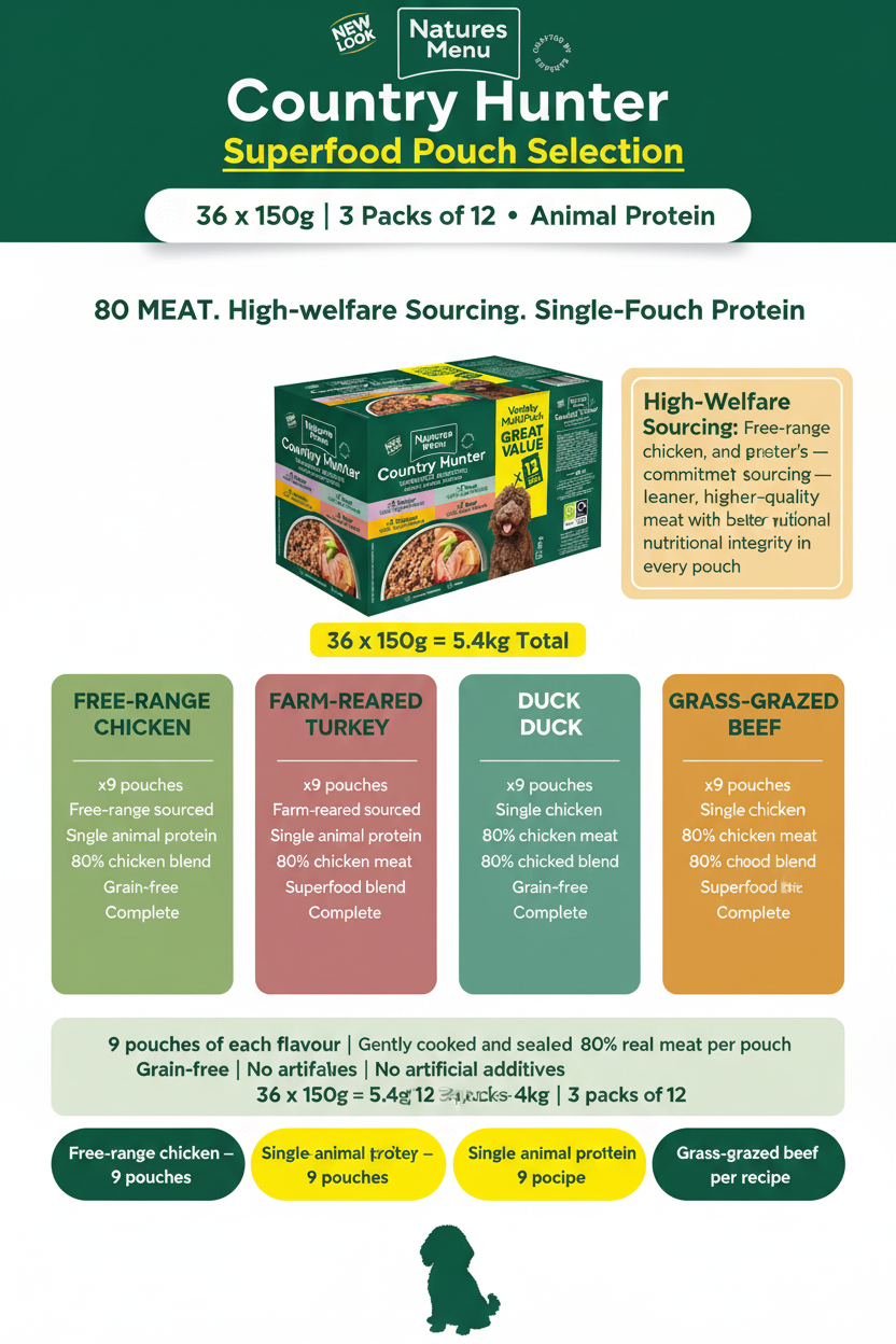Country Hunter Pouch Selection Infographic