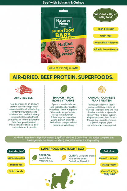 Country Hunter Superfood Bar Beef Infographic