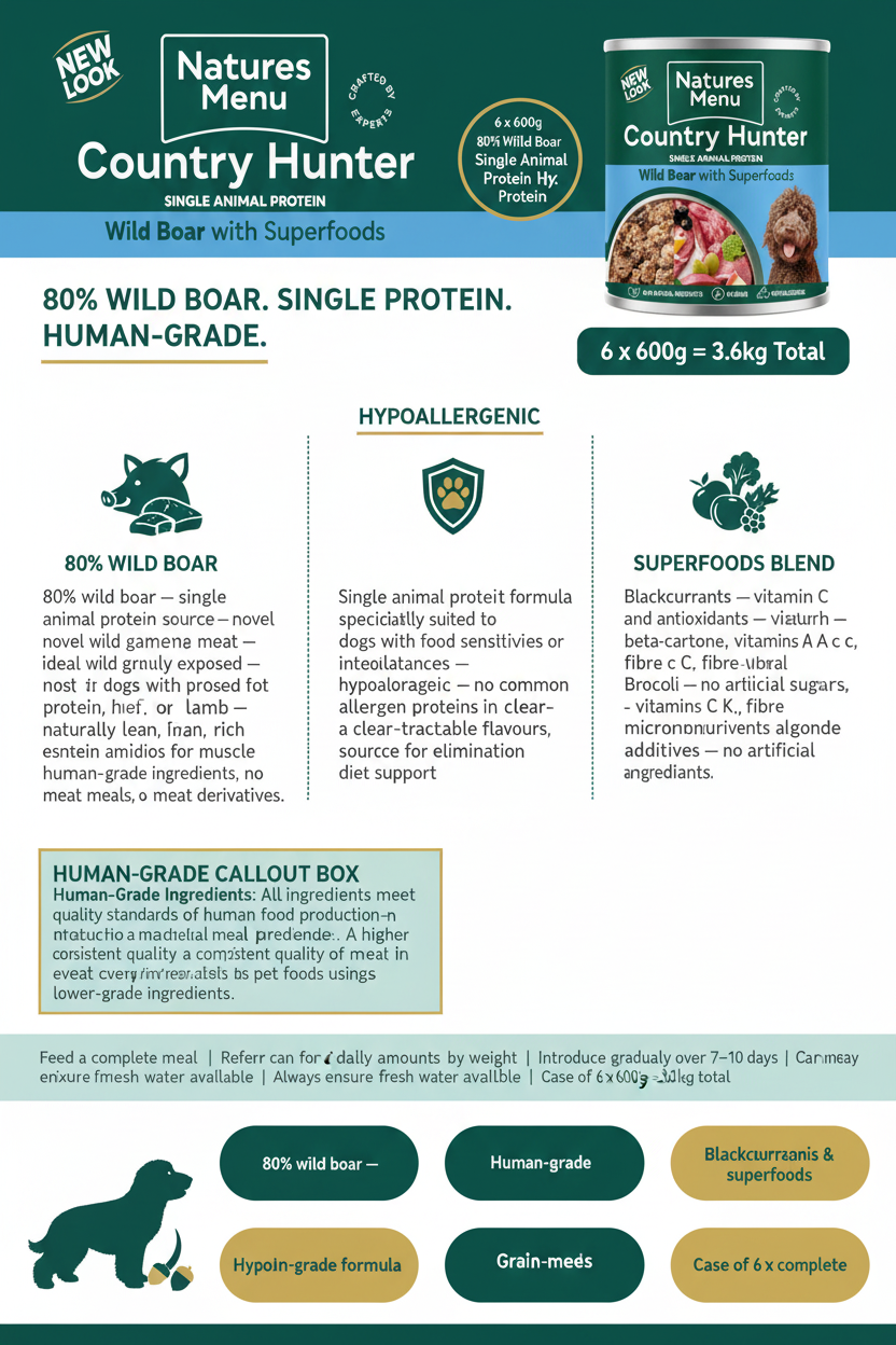 Country Hunter Wild Boar Infographic