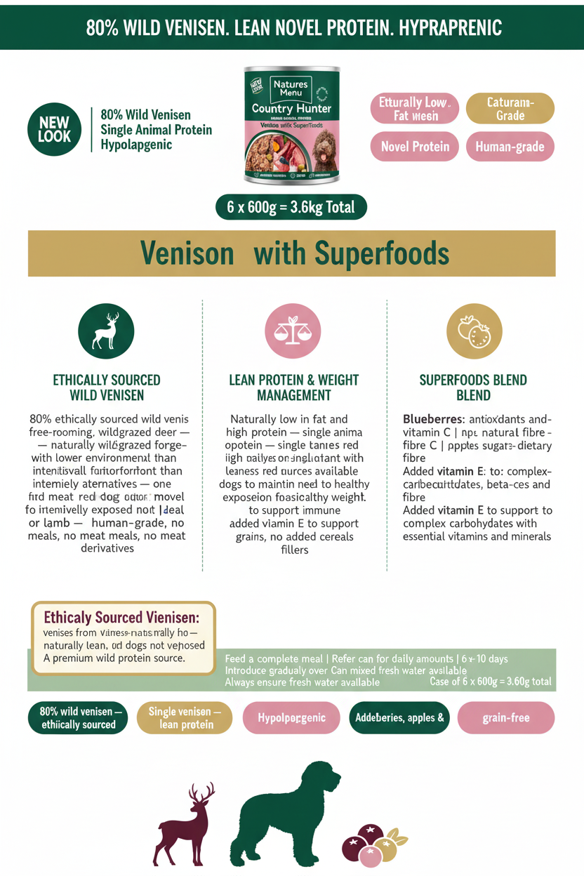 Country Hunter Wild Venison Infographic