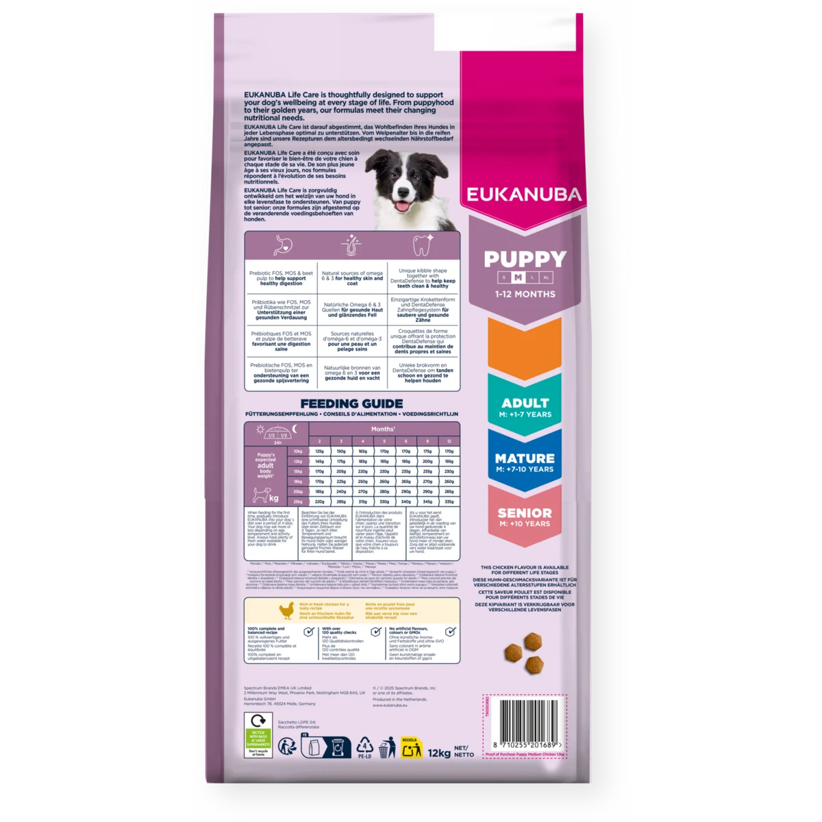 Eukanuba Puppy Medium Breed Fresh Chicken 12kg - Buy 2 Bags Save 5%