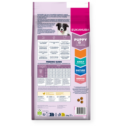 Eukanuba Puppy Medium Breed Fresh Chicken 12kg - Buy 2 Bags Save 5%