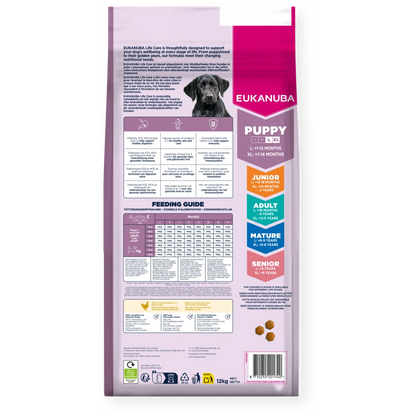 Eukanuba Puppy Large Breed Chicken 12kg - Buy 2 Bags Save 5%