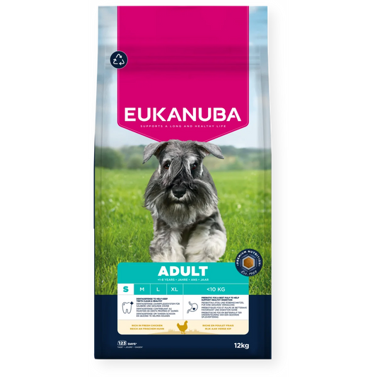 Eukanuba Adult Small Breed Fresh Chicken 12kg - Buy 2 Bags Save 5%