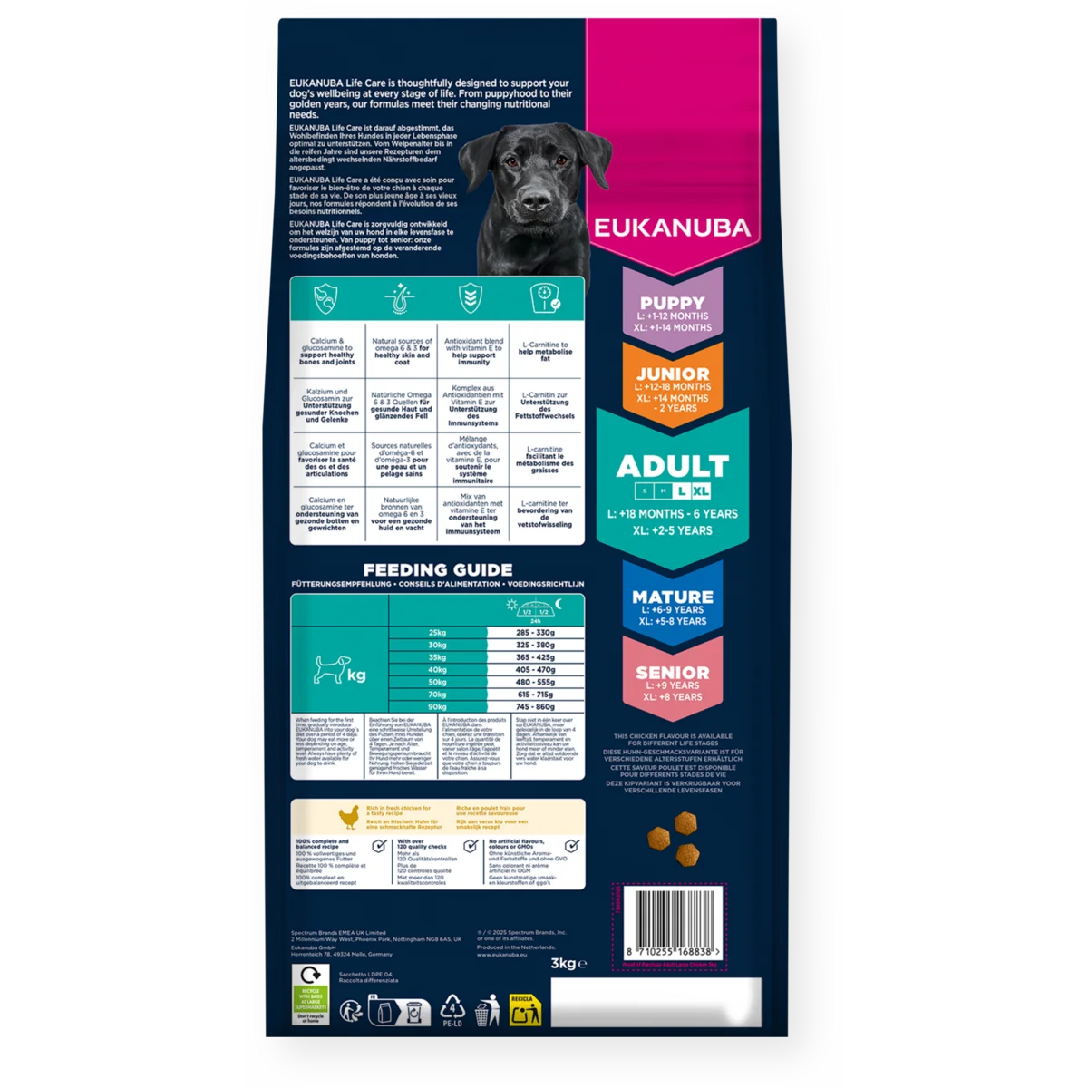 Eukanuba Adult Large Breed Fresh Chicken 12kg - Buy 2 Bags Save 5%
