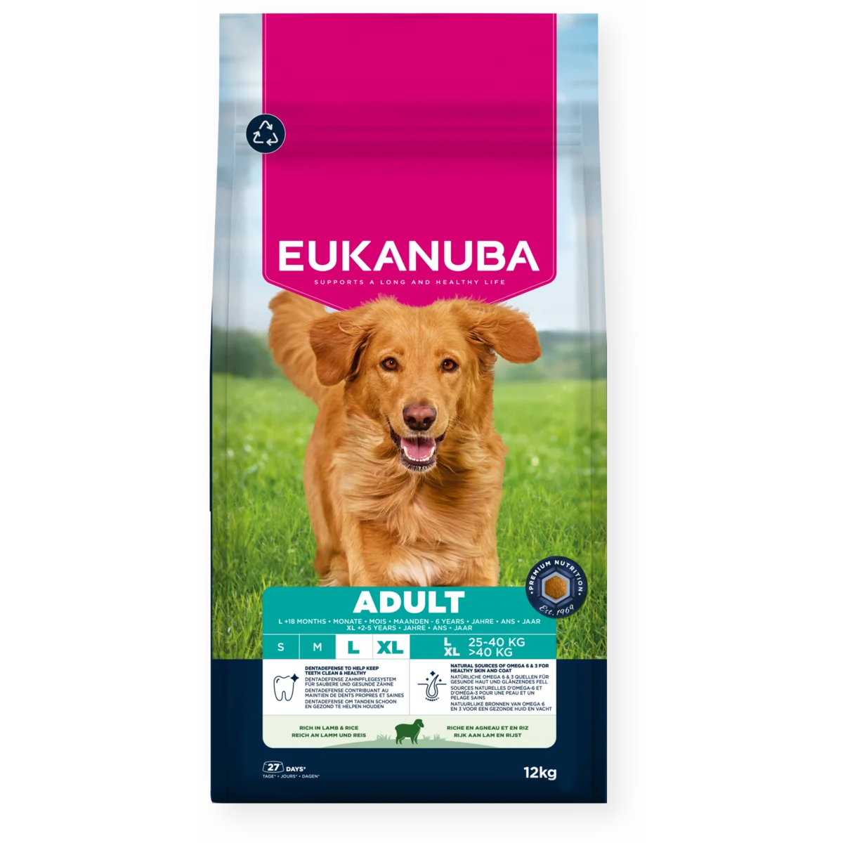 Eukanuba Adult Large Breed Rich in Lamb & Rice 12k