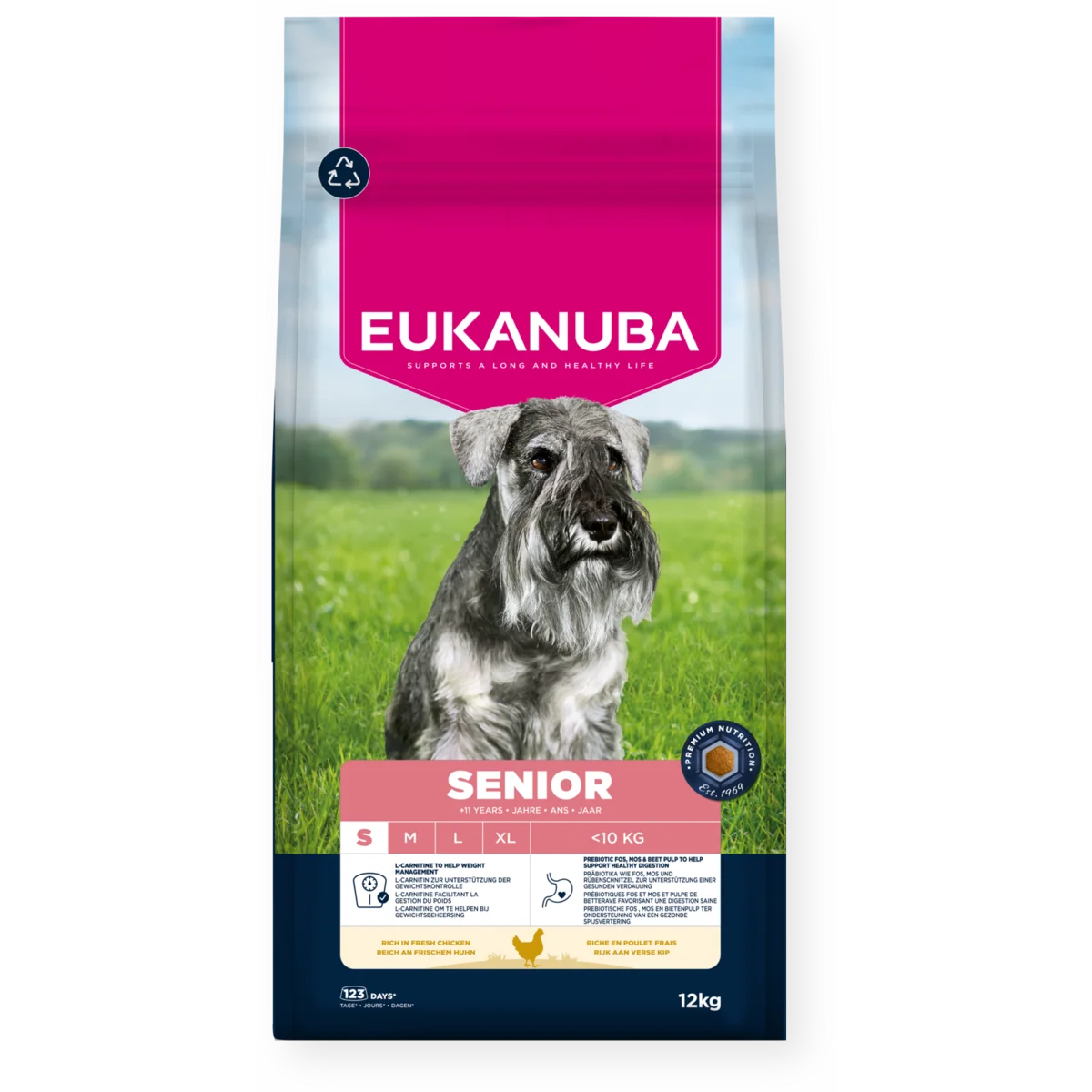 Eukanuba Senior Small Breed Fresh Chicken 12kg - Buy 2 Bags Save 5%