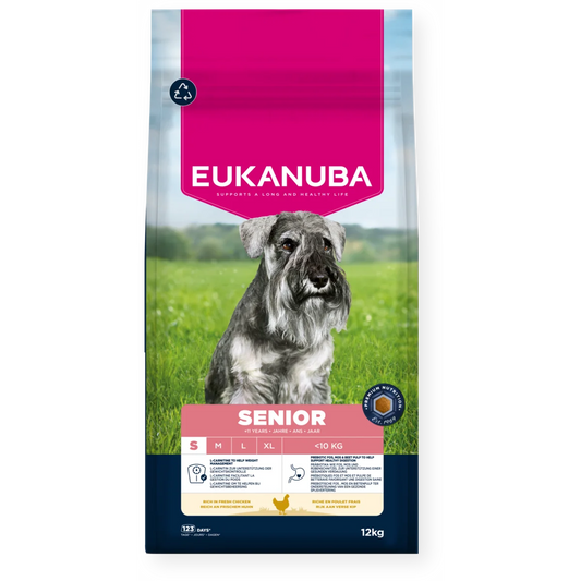 Eukanuba Senior Small Breed Fresh Chicken 12kg - Buy 2 Bags Save 5%