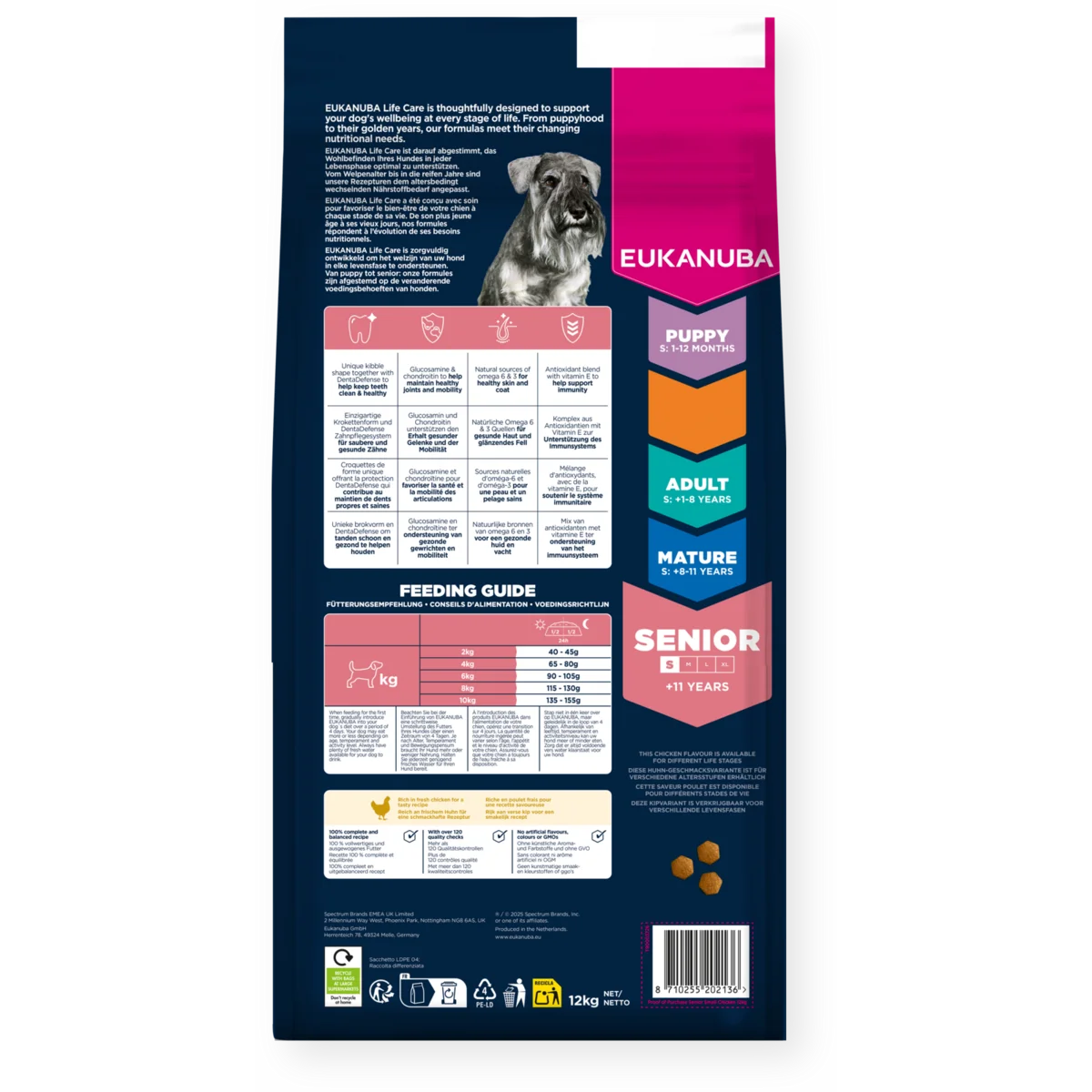 Eukanuba Senior Small Breed Fresh Chicken 12kg - Buy 2 Bags Save 5%