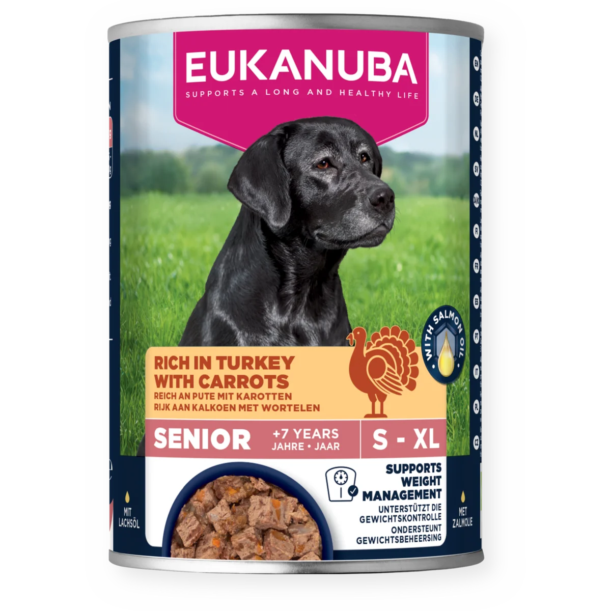 Eukanuba Senior Dog Cans Turkey & Carrot 6 x 400g