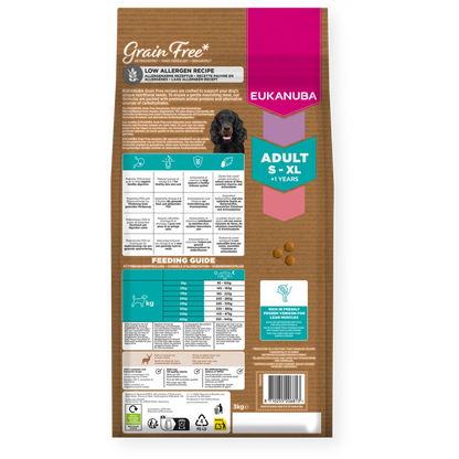 Eukanuba Adult Grain-Free Venison 12kg - Buy 2 Bags Save 5%