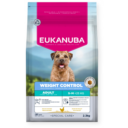 Eukanuba Daily Care Weight Control Adult Small/Medium Breed 12kg