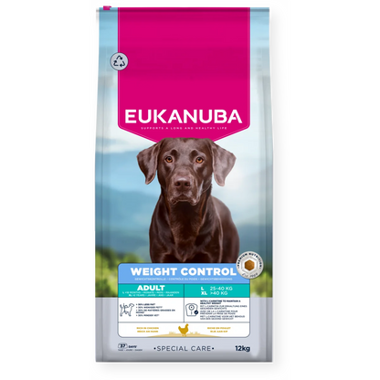 Eukanuba Daily Care Weight Control Adult Large Breed 12kg - Buy 2 Bags Save 5%