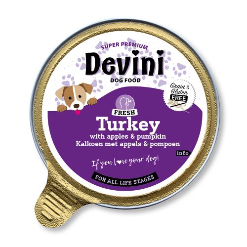 Devini Turkey for Dogs 12 x 85g