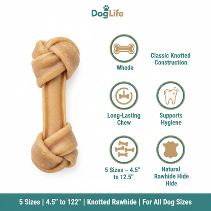 Dog Life Hide Knotted Bones Infographic
