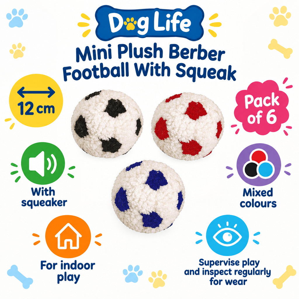 Dog Life mini Berber football infographic draft