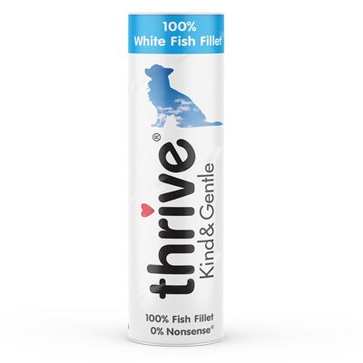 Thrive Kind & Gentle Dog Treats - White Fish Tubes 15g